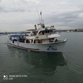 Barge Motor - 700 mil precio  Barco de fibra 