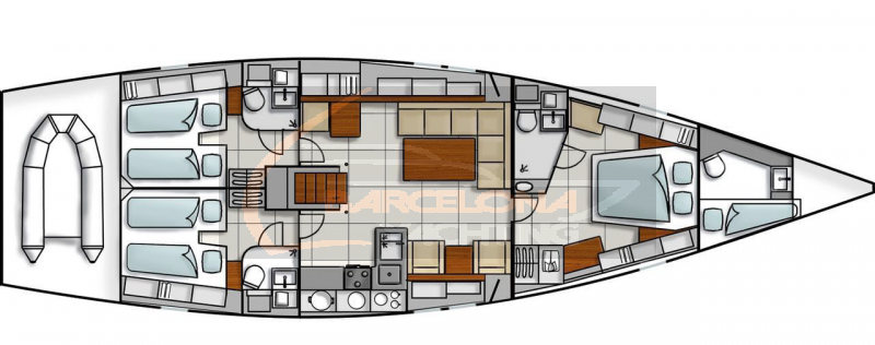 Crucero (Vela) - Hanse 540E