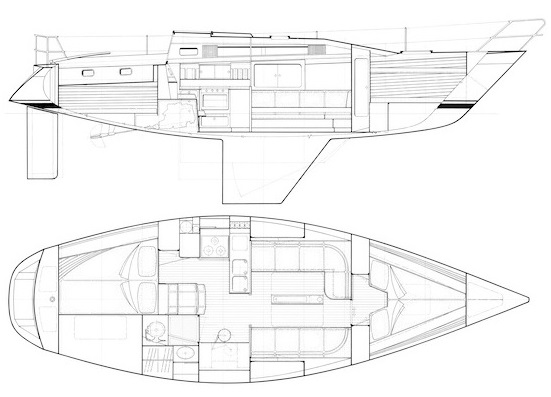 Sloop - Van Dutch Van de Stadt 34