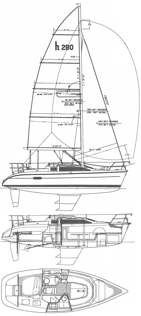 Crucero (Vela) - Hunter Marine 280